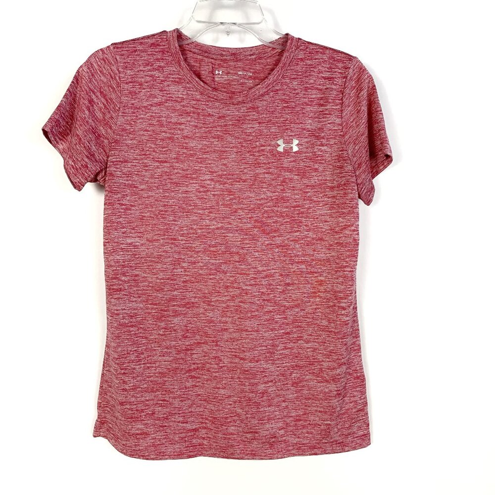 Under Armour Short Sleeve Red Tee Small